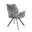 Lusso Fabric Dining Armchair-2129059234