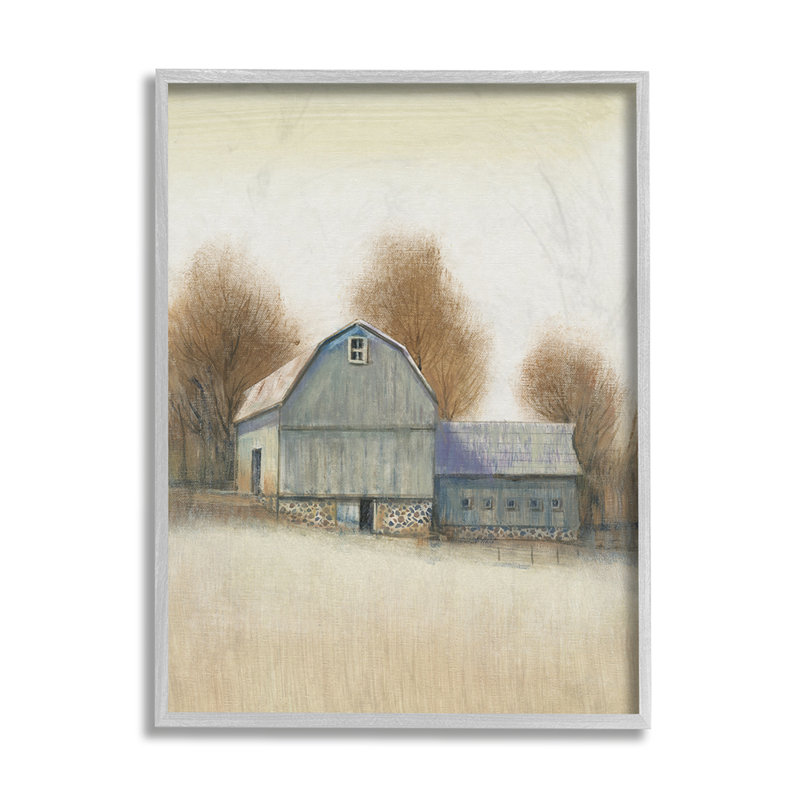 «Vintage Farm Barn Stable Neutral Autumn Tones» par Timothy O 'Toole, impression, H 20 po x l 16 po x 1,5 po