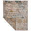 Beige Contemporary Wool Silk Blend Rug