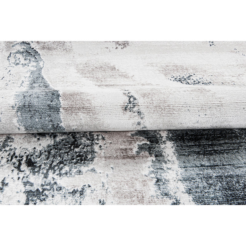 Hand Knotted Abstract Area Rug, Rectangle 10' x 14'