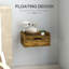 40cm W Engineered Wood Bedside Table