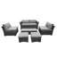 Englis Metal 2-Person Seating Group with Cushions