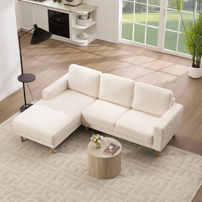 Canapé modulaire rembourré 2 pièces en L 84 po 2 pièces