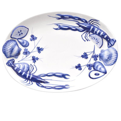 House Of Hampton Lillianna Ceramic Platter