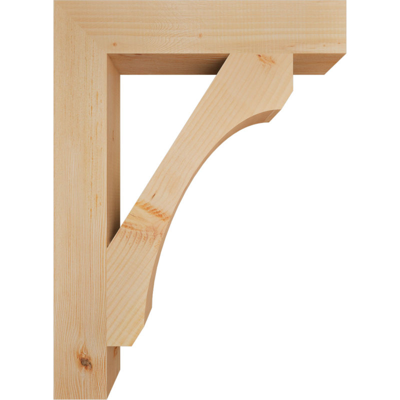 Support en bois rustique Legacy Block, Sapin de Douglas, Lisse, H 30 po x l 3,5 po x P 22 po