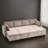 112" U-shaped Pull-Out Sleeper Sectional Sofa Bed with Storage-1641638202