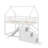 Twin Over Twin House Loft Or Bunk Bed With Staircase And Slide-2126116037