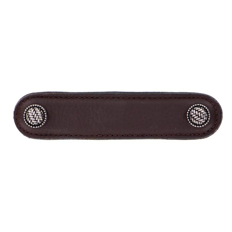 Cestino 3" Center to Center Appliance Pull, 4", Antique Nickel/Black