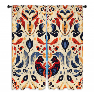 Paire de rideaux obscurcissant en polyester