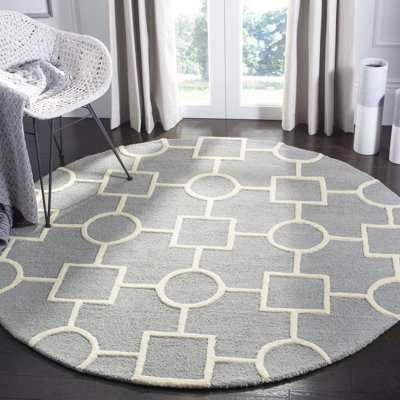 Cambridge Hand Tufted Wool Geometric Rug
