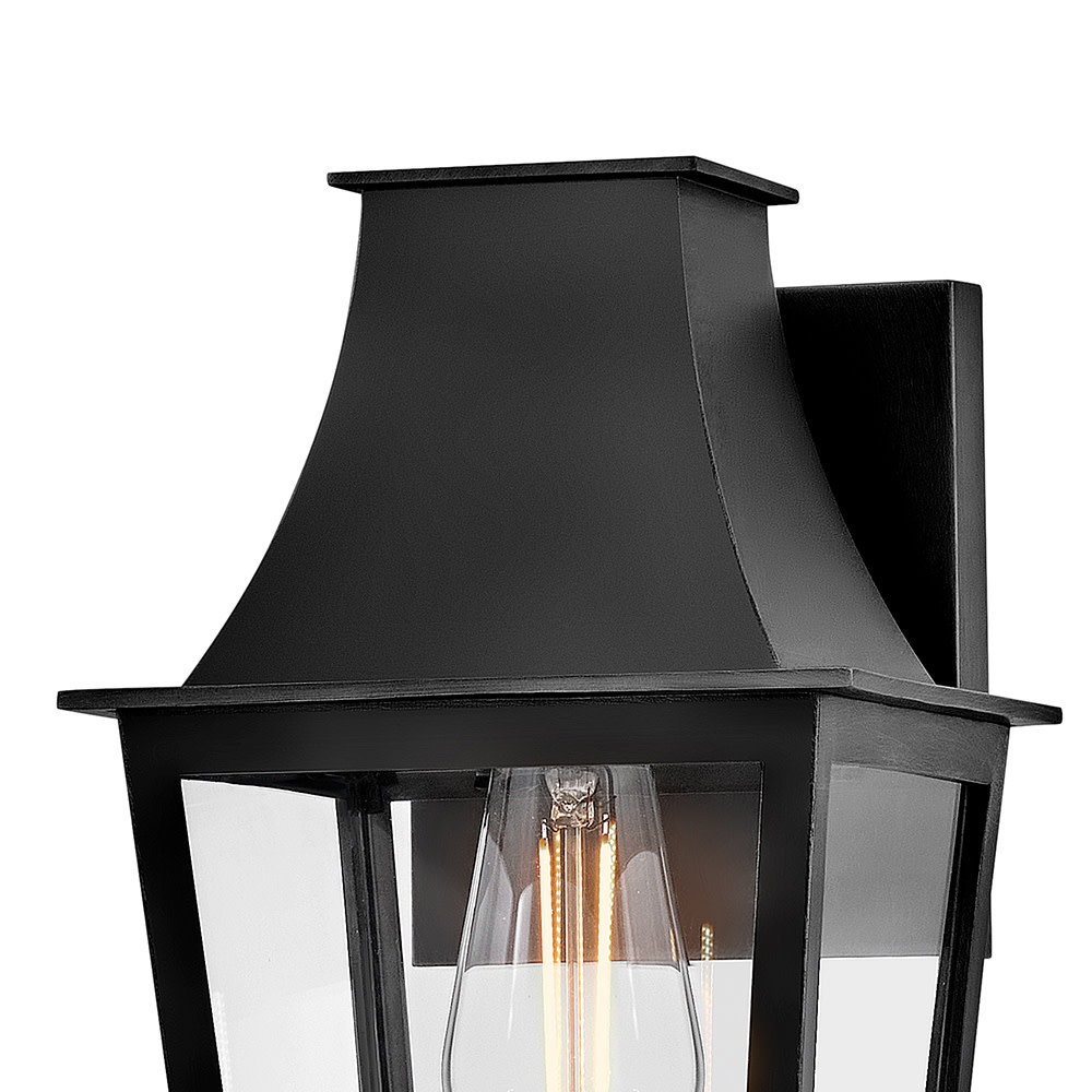 Hinkley Georgetown Outdoor Wall Lantern, Black