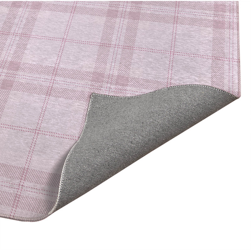 Tapis de bureau léger Vinny, L 3 pi x L 2 pi  , Rose