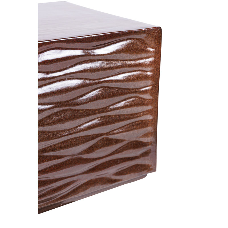 Zen Outdoor Coffee Table, Pyrite Brown Gloss
