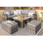 Debbagh Square 9 - Person 89cm Lift-up Long Dining Set-2010404724
