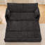 Canapé-lit 59,5 pouces, canapé-lit en tissu chenille, rangement latéral et chaise de chargement USB / C-TYPE pour salon, chambre à coucher, appartement-435715948