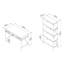 Conway Piece Writing Desk Office Set-1140068238