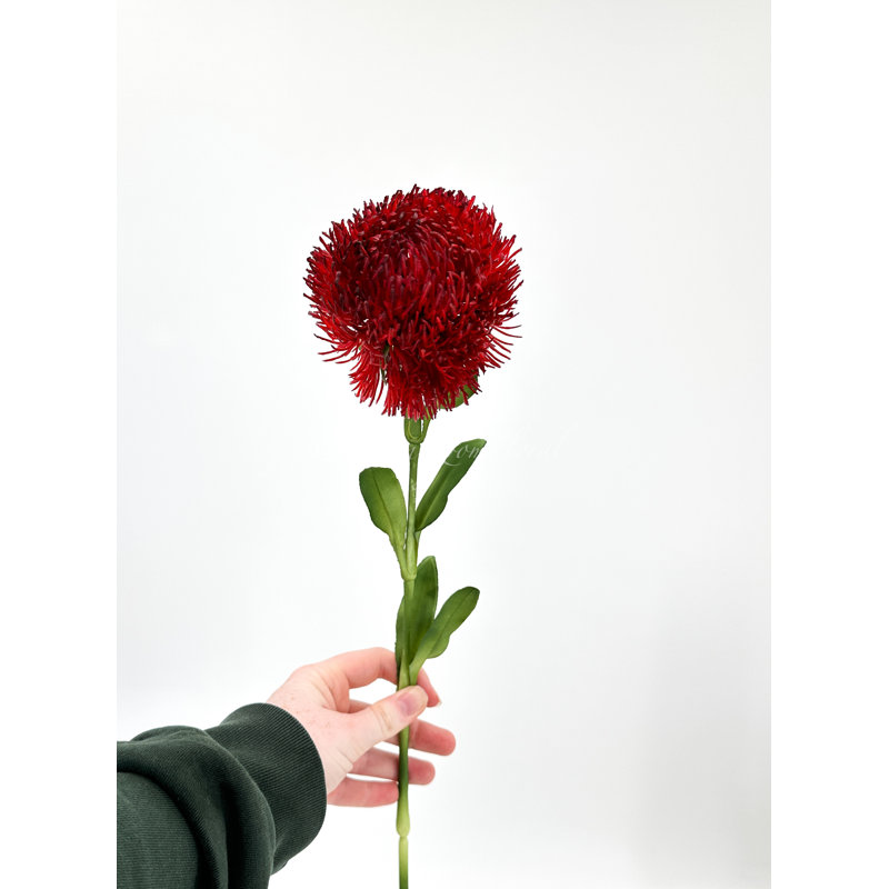 Real Touch Dianthus 1 tige, Rouge