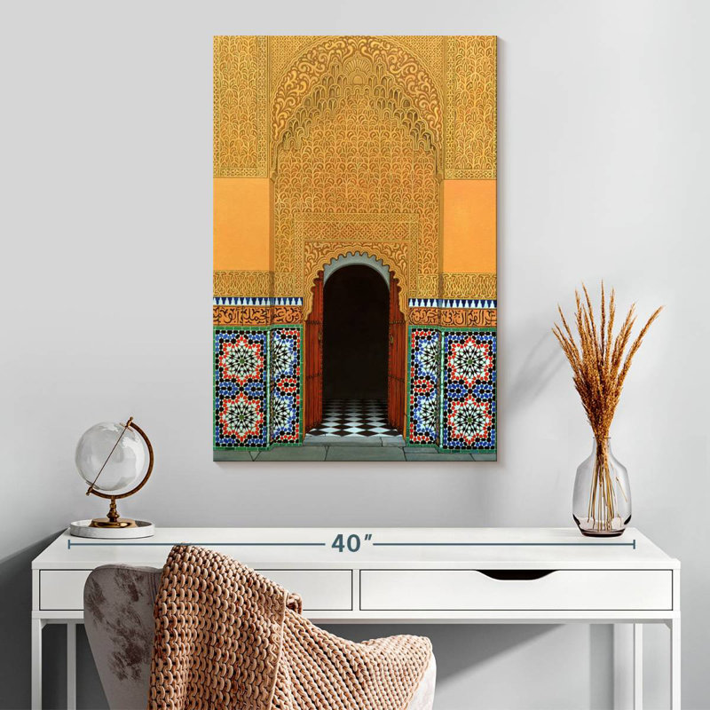 Aime Door Marrakech, 30" H x 20" W