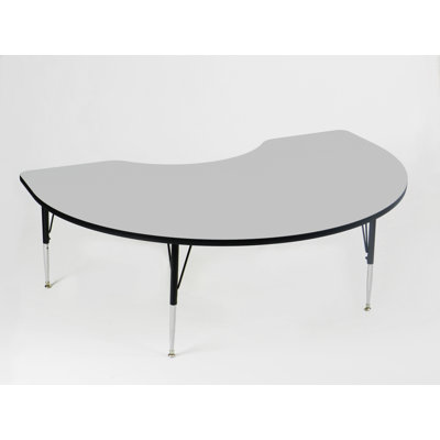 Particle Board Adjustable Kidney Activity Table
