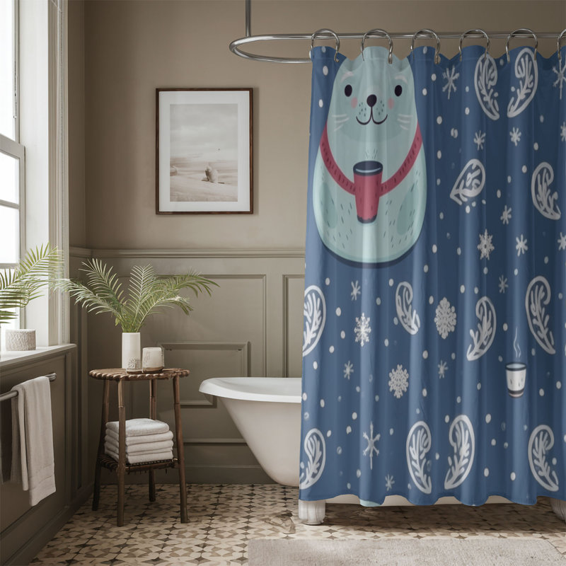 Sails Delight - Rideau de douche Premium, H 74 po x l 71 po