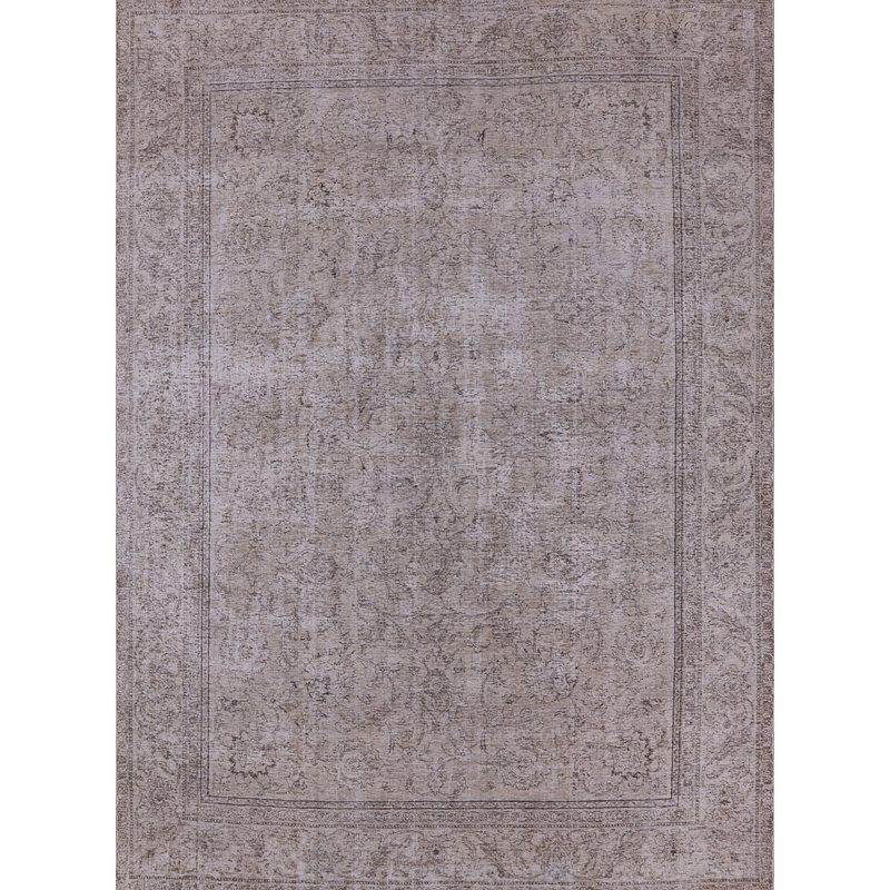Tapis oriental gris Sherise, Rond 5 pi