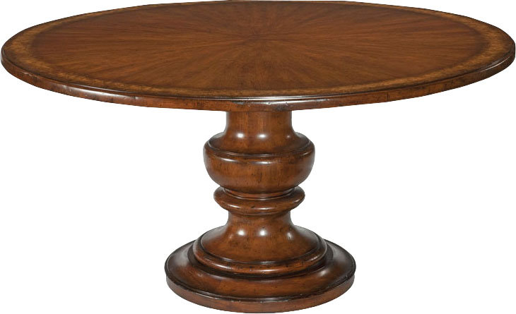 Tuscan Round Dining Table, 30" H x 58" W x 58" D