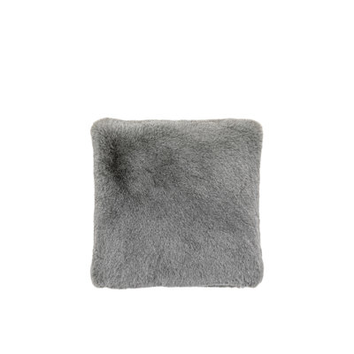 Bernat Grey Square Throw Cushion