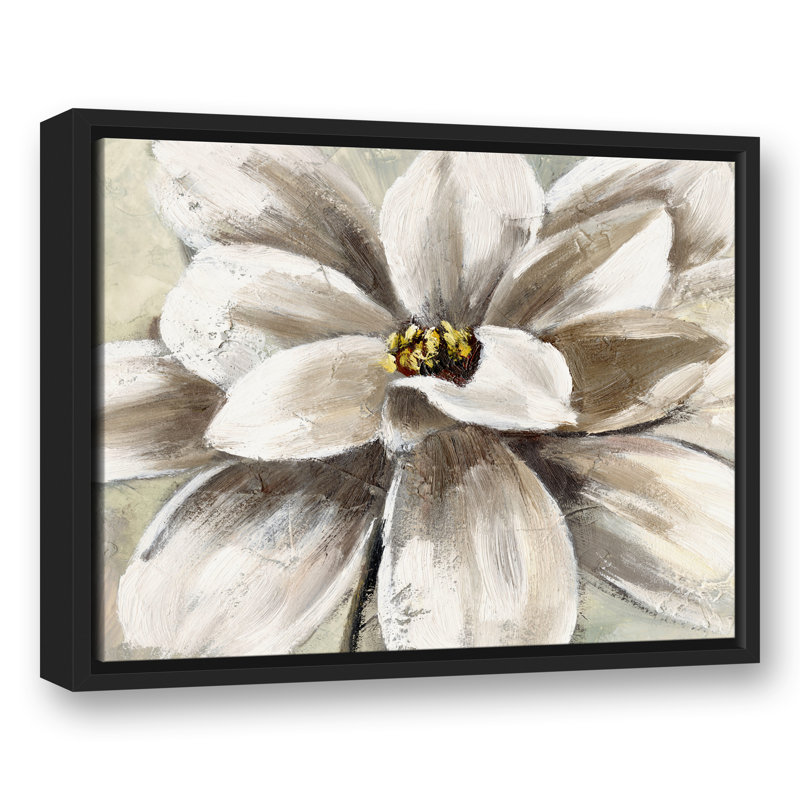 Magnolia blanc, H 17,75 po x l 21,75 po x P 1,75 po