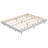 Modern Grey Queen Bed With Floating Platform - Long-lasting Construction Materials Feature And Stylish Particle Board