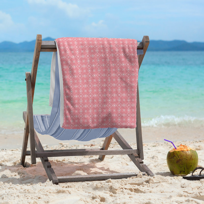Katelyn Elizabeth Beach Towel, Coral