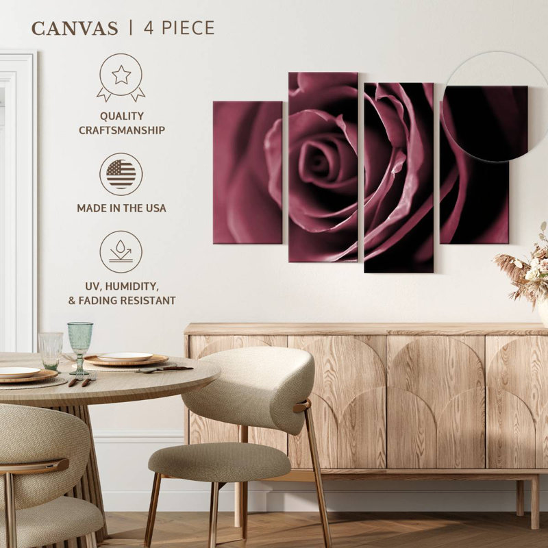Rose poudré Harnek, H 27 po x l 43 po