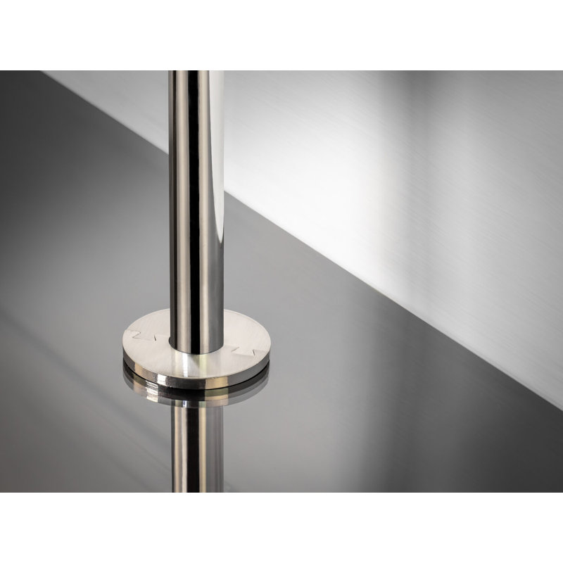 Climenhaga Pipe Cover, Satin Nickel