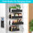 4 Pack Magnetic Spice Rack Organizer