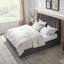 Grand lit gris foncé-46505206
