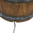 Lillie Weather-Resistant Resin Barrel Outdoor Water Fountain with Light