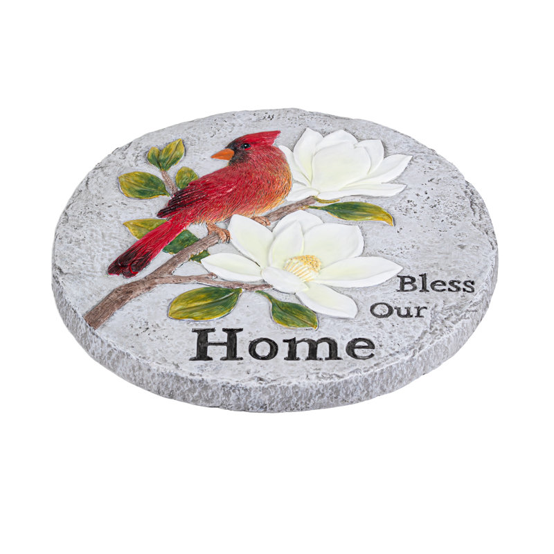 Pierre de jardin «Bless Our Home»
