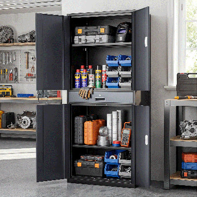 Armoires de rangement en métal avec serrure