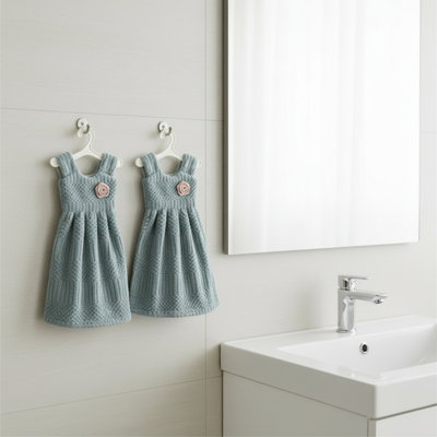 2Pcs Hand Towel Set (Set Of 2)
