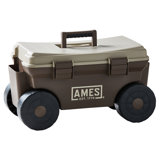 11.1'' H x 12.09'' W Utility Cart with Wheels