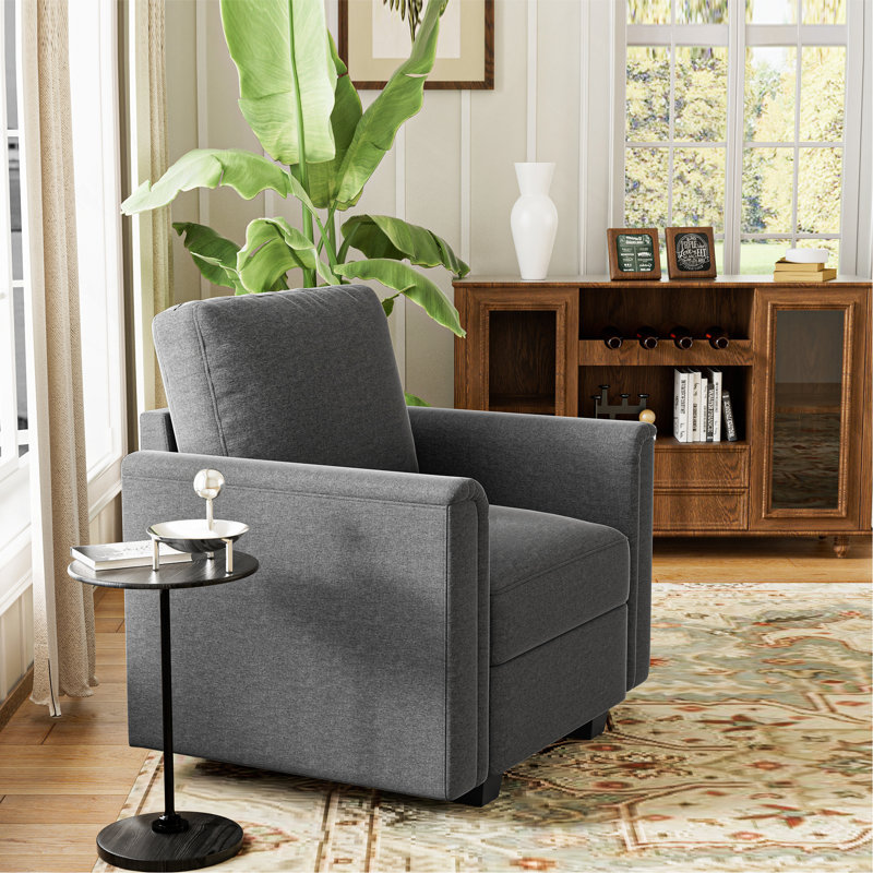 Élégant fauteuil d'appoint courbé, canapé modulaire personnalisable, canapé modulaire confortable pour la chambre à coucher, le salon et le bureau