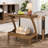 2-tier Solid Wood End Table, Sofa Side Table
