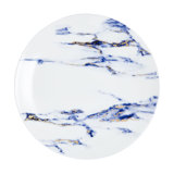 Marble Azure Bone China Dinner Plate