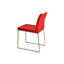 Chaise de salle à manger rembourrée en métal Aria-116262002-116261995