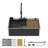 33 X 22 In. Drop-In Waterfall Kitchen Sink With Left Drain Black-126692306