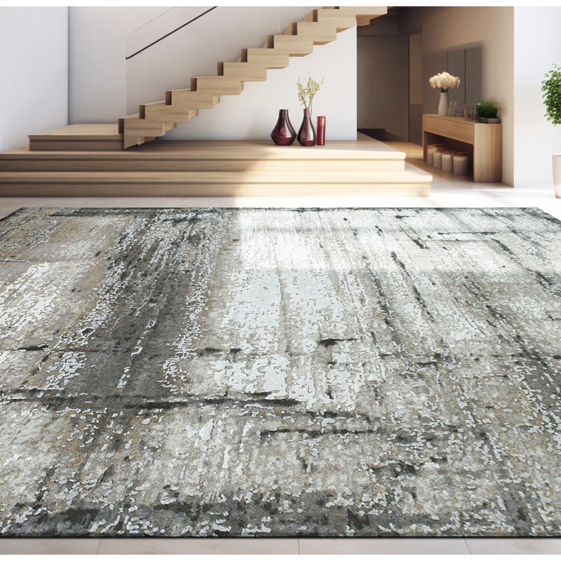 Tapis rectangulaire noué à la main, Rectangle 12 pi x 15 pi
