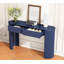 TREXM Entryway Table with Fluted Design, Modern Console Table with Storage, Oval Top and 2 Drawers-169745067