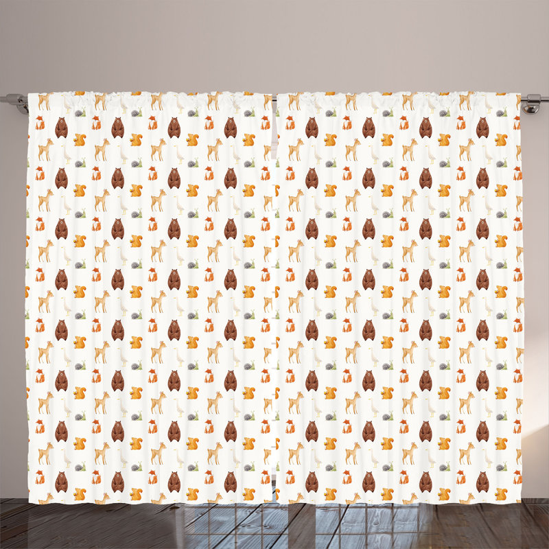 Semi Sheer Curtain Pair, 280cm W x 260cm L