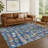 Machine Washable Indoor/Outdoor Karr ACN2377 Stripes Rug-1580964786