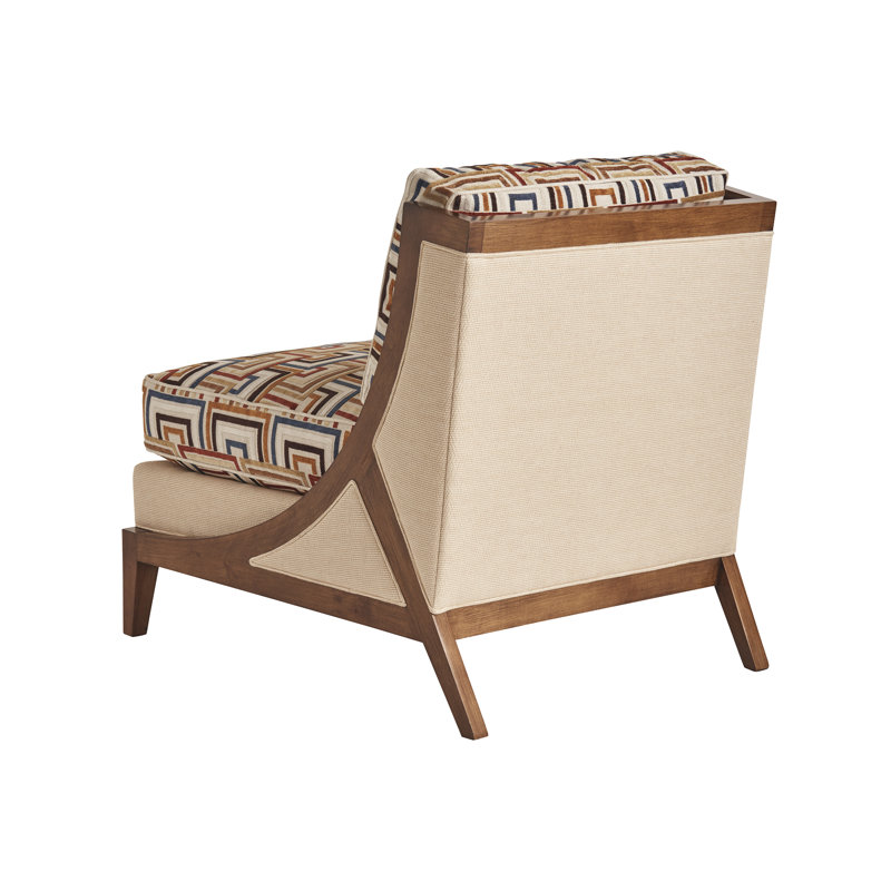 Sunset Key 33.5" H Upholstered Slipper Chair