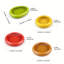 8 pièces Mini film de silicone Boîte de conservation fraîche Antipoussière Boîte de rangement Boîte de conservation de fruits anti-oxydation pour réfrigérateur
